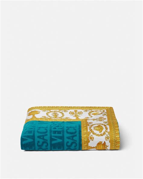 beach towel versace|Versace prayer mat.